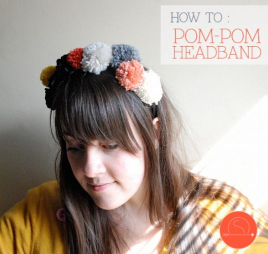 DIY Pom-Pom Headband