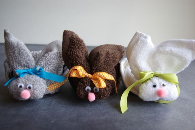 16. Wash Cloth Bunnies