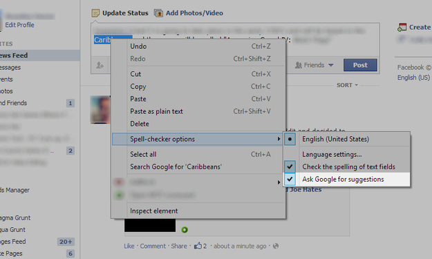 On a PC, improve the spell check by checking one extra box.