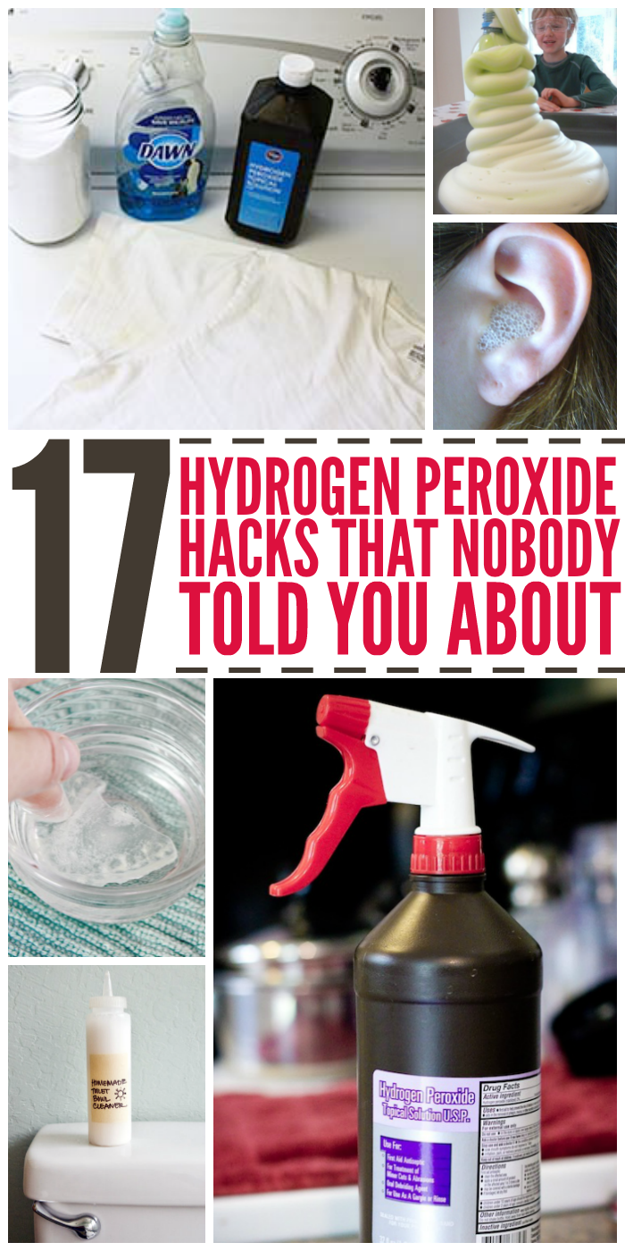 17 Hydrogen Peroxide Hacks No One Told You About