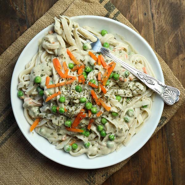 20 Minute Vegan Alfredo from The Vegan 8