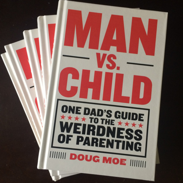 In his new book, Man Vs. Child: One Dad’s Guide to the Weirdness of Parenting, Moe lays out the minor annoyances that cumulatively drive you mad. Each alone is no big deal, but together they are like a thousand tiny cuts.